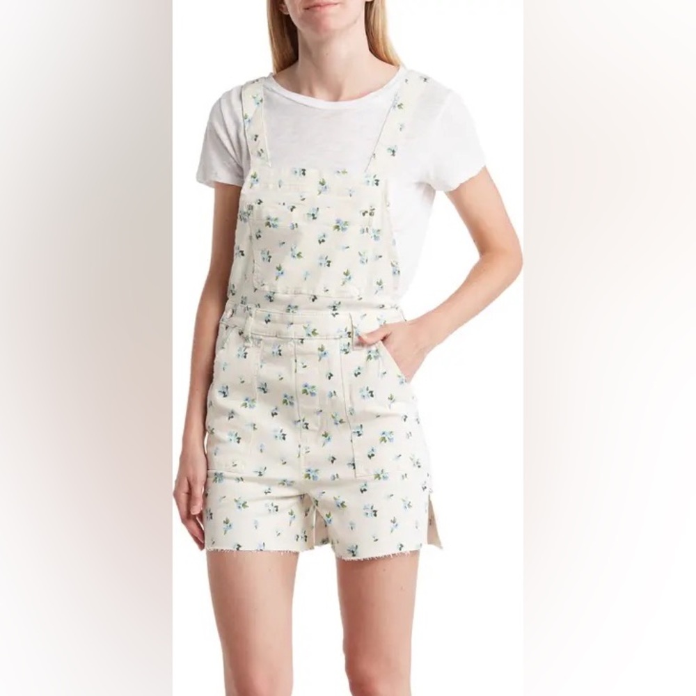 WeWoreWhat Floral Overall Shorts